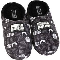 Ground Up The Office Quotes Adult Slipper Black/Gray/White