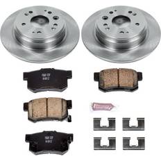 Friction Breaking Power Stop Autospecialty Rear Brake Kit KOE6172