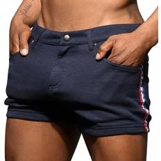 Andrew Christian Byxor & Shorts Andrew Christian Skinny Stretch Sports Shorts Navy
