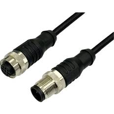 Elartikler BKL Electronic 2702003 Sensor- /aktor-tilslutningsledning M12 Kobling, lige 2 m Pol-tal RJ 4 1 stk