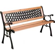 Steel Garden Benches Home Discount Solid Pine Cross Garden Bench