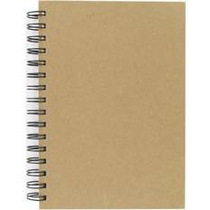 Office Supplies Hobbycraft Kraft Spiral Notebook A5