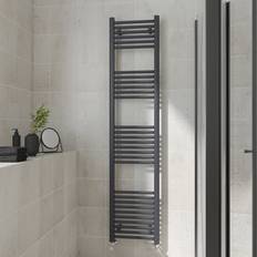 Heated Towel Rails WarmeHaus Straight, 1800x400mm Heated Grey, Anthracite