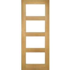 Doors Deanta Oak Coventry Interior Door Clear Glass (x)