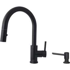 Stylish Pull Down Kitchen Soap Dispenser Matt Black