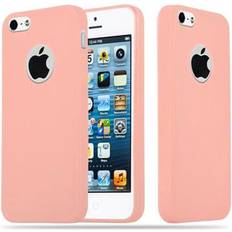 Apple iPhone 5/5S/SE Mobile Phone Covers Cadorabo CANDY PINK Case for Apple iPhone 5 iPhone 5S iPhone SE case cover Pink