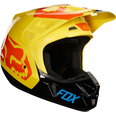 Fox Helmet V-2 Preme, ECE Black/Yellow