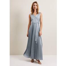 Phase Eight Bonnie Pleated Dress, Green