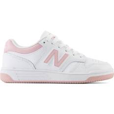 New Balance Little Kid's 480 - White/Orb Pink