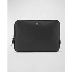 Leer - Man Schoudertassen Montblanc Sartorial Mini Messenger Cross Bodies Black