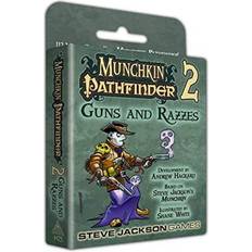 Steve Jackson Games Steve Jackson Games Munchkin Pathfinder 2 – Guns and Razzes Card Game Expansion 112-Cards Card Game for Adults, Kids & Family Fantasy RPG Ages 10 3-6 Players Play Time 120 Min