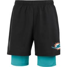 Pants & Shorts Foco Miami Dolphins Black Team Color Lining Shorts