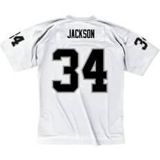 Game Jerseys Mitchell & Ness Men's Oakland Raiders Bo Jackson #34 1988 White Throwback Jersey