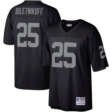 Game Jerseys Mitchell & Ness Men's Fred Biletnikoff Black Las Vegas Raiders Retired Player Legacy Replica Jersey