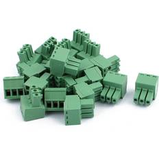 Uxcell 20Pcs 3-Pin PCB Screw Terminal Connector