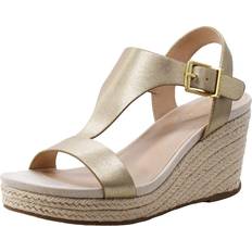 Espadrilles Kenneth Cole REACTION Women's Card Wedge, Soft Gold PU