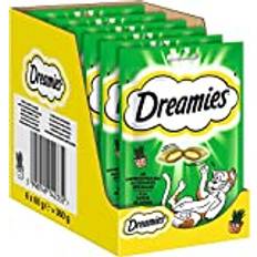 Dreamies Katzensnacks Catnip Katzenminze Geschmack, 6er Pack, Katzenleckerlis