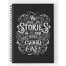Office Supplies Famgem Spiral Notebook We Are All Stories In The End. A5 120