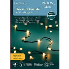 E Lampade a Corda Lumineo Luci LED Flessibili Microled Twinkle Flex 8Funz Lampada a Corda