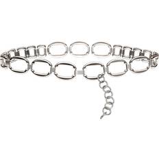 Mujer - Plata Cinturones Good Statement Link Belt - Silver