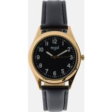 Regal Klockor Regal Classic line svart/guldton, 36mm