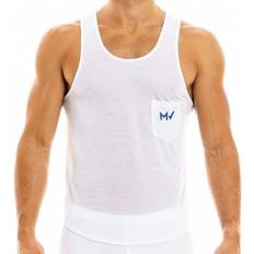 Microfiber Tank Tops Modus Vivendi Modus Vivendi Peace Microfiber Tank Top White