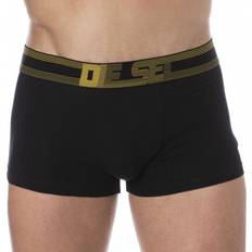 Gold - Men Men's Underwear Diesel Damien Cotton Boxer Briefs Black Gold