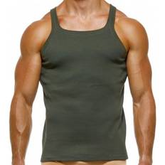 Organic Fabric Tank Tops Modus Vivendi Modus Vivendi Organic Tank Top Khaki
