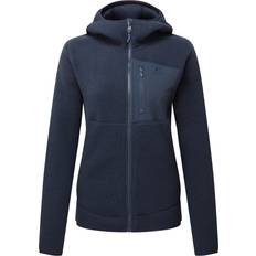 Mountain Equipment Jackets Mountain Equipment Damen Highpile Hoodie Jacke blau