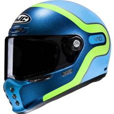 HJC V10 Grape Helmet - Blue/Green