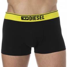 Diesel Yellow Clothing Diesel Denim Division Cotton Boxer Briefs Black Yellow