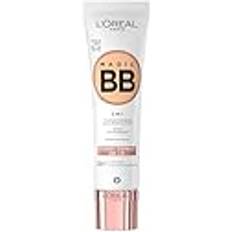 L'Oréal Paris Getönte Tagescreme, Für 24h Feuchtigkeit und einen ebenmäßigen Teint, Magic BB Teint Optimierer, Nr. 03 Medium Light Mittel Hell 1 x 30 ml