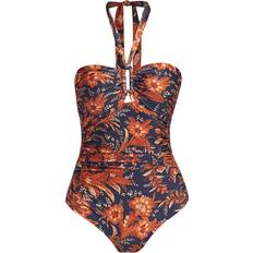 Red Swimsuits Zimmermann Bedruckter Badeanzug Junie Rot