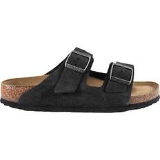 Scamosciato Sandali Birkenstock Grigie Per Uomo e Donna Arizona BS