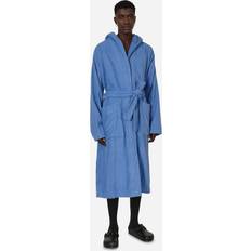 Terry Hooded Bathrobe Clear Blue Clear Blue