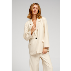 TeeShoppen Tøj TeeShoppen Oversized Blazer Damer Størrelse: Hvid