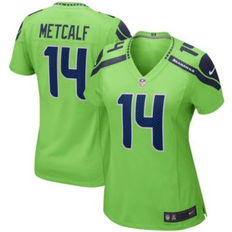 Sports Fan Apparel Nike Women's Seattle Seahawks DK Metcalf #14 Turbo Green Game Jersey