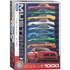 Jigsaw Puzzles Eurographics Ford Mustang 9 Model Jigsaw Puzzle 1000-Piece