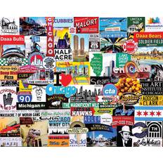 Jigsaw Puzzles White Mountain Puzzles I Love Chicago Jigsaw Puzzle 1000 Piece