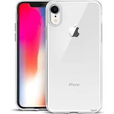 Mobile Phone Covers Unov Unov Case Compatible with iPhone XR Clear Slim Protective Soft TPU Bumper [Support Wireless Charging] 6.1 InchCrystal Clear