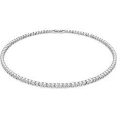 Swarovski Tennis Deluxe Necklace - Silver/Transparent