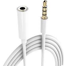 Keshen Stereo Cable 3.5 mm 4-pole Headphone Male to Female Extension Cable for Tablet Speaker Headset Phones