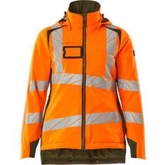 Komposithätta Arbetskläder Mascot Vinterjacka Dam - Hi-Vis Orange/Mossgrön