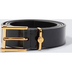 Versace Women Belts Versace Column leather belt black 90CM