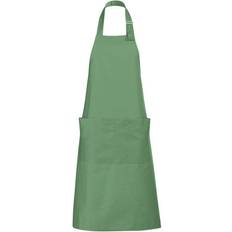 Polyester Aprons Sol's Gala Long Bib Apron Green