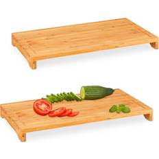 Relaxdays 10031458 Bamboo Chopping Board