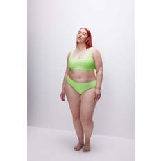 Good American Bikini Bottoms Good American Women's Sparkle Bikini Bottom Electric Lime, by Khloé Kardashian