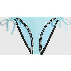 Calvin Klein Herren Bikinihosen Calvin Klein Tie Side Bikini Bottoms Logo Tape BLUE