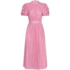 Sequined Mesh Midi Dress DK 32/UK Pink
