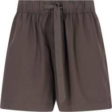 Tekla Bukser & Shorts Tekla Cotton Poplin Coffee Pyjamas Shorts - Brun